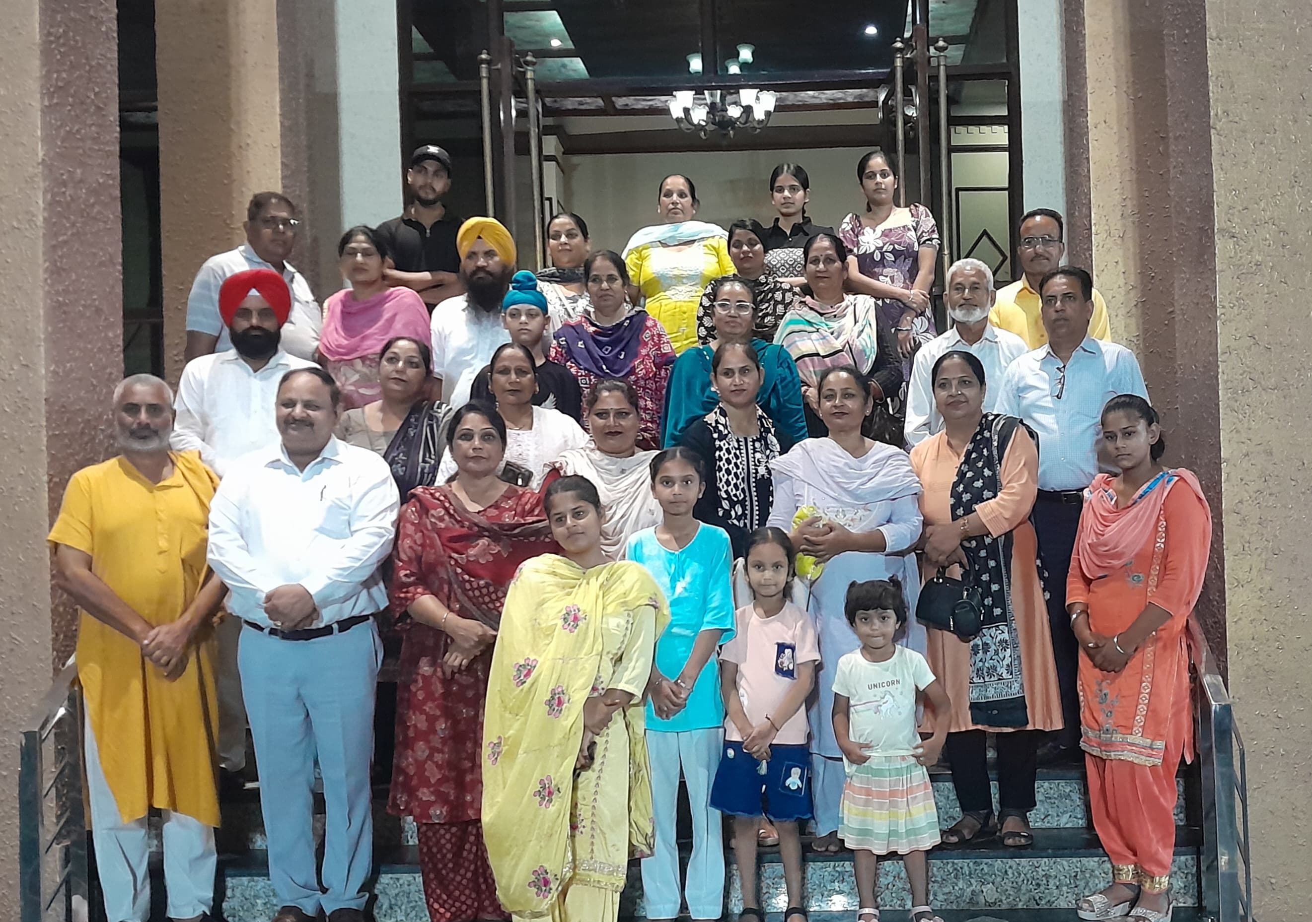 Honorable Rajiv Bangar Manager Punjab National Bank Ji's 54th birthday was celebrated at Karam Palace.